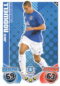 Jack Rodwell Everton 2010/11 Topps Match Attax #134